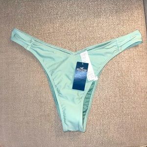 Hollister mint green high leg haunt Jambe bitten swimsuit